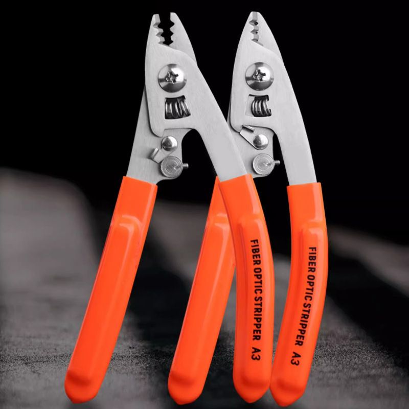 420不锈钢3口钳 灼识八合一多功能光纤剥纤钳 米勒钳 皮线开剥钳