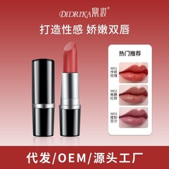 鼎妆爆品哑光丝绒雾面口红滋润保湿不掉色不沾杯唇膏大牌跨境美妆