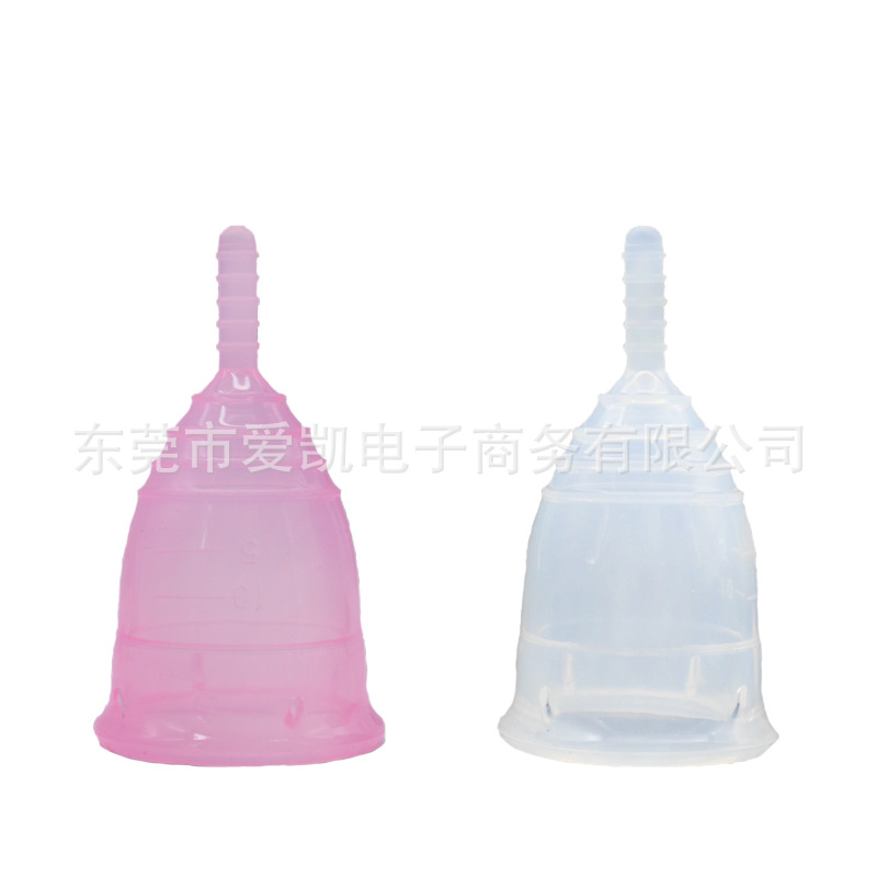 亞馬遜硅膠月經杯 女性月事杯防漏月亮杯 可游泳姨媽杯套裝