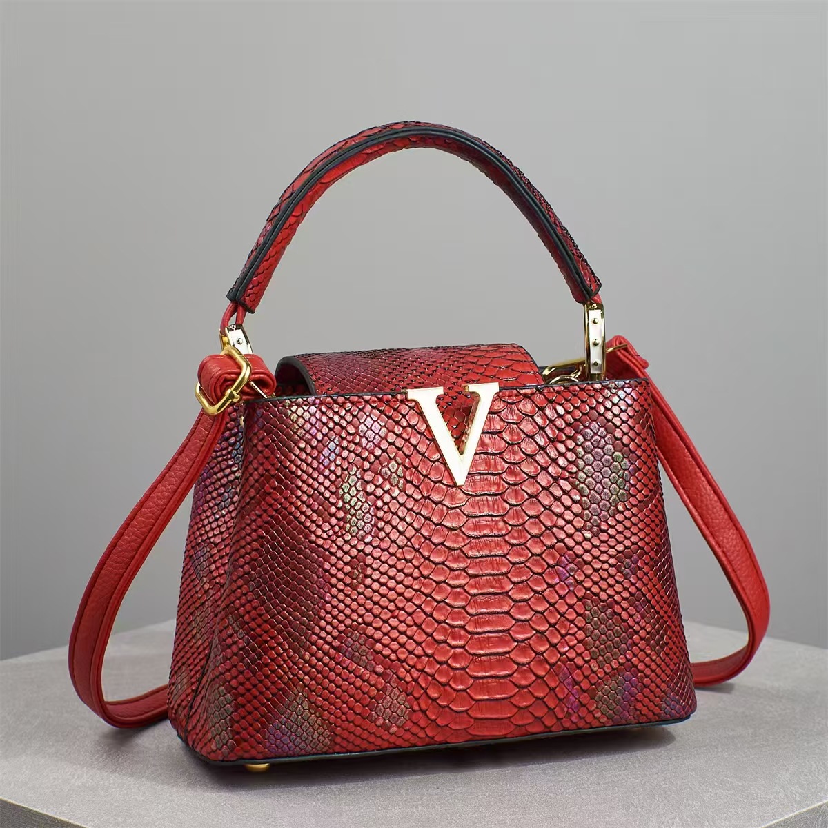 Temperamento versátil nuevo bolso coreano de moda mujer hermoso bolso de hombro bolso de mujer bolso de mujer bolso grande