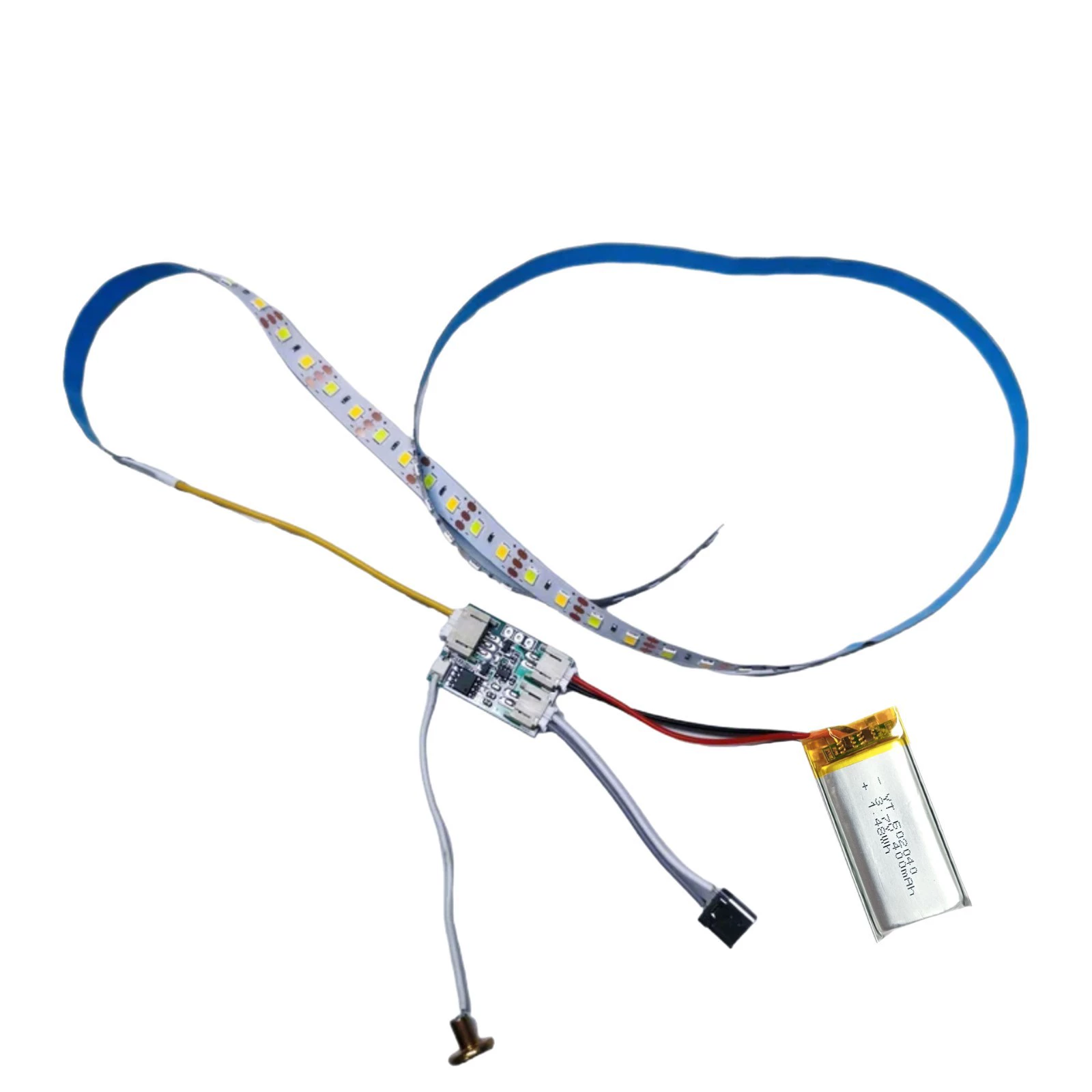Night light, two-color light strip, photo frame charging, touch lightweight control panel, light panel with accessories, circuit, 5v