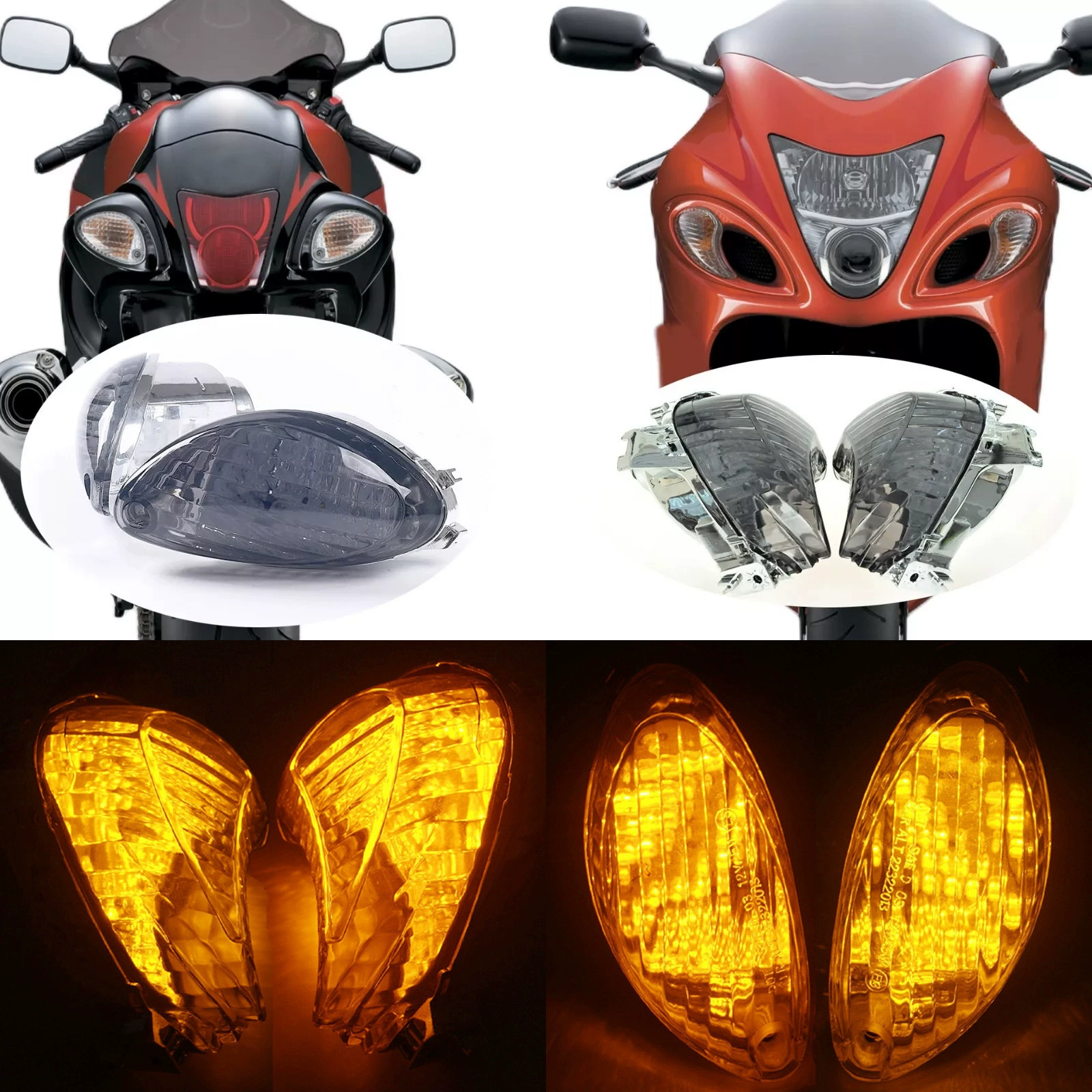 Применимо Suzuki Hayabusa GSX1300R 08-20 Светодиодный индикатор поворота