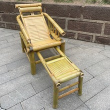竹躺椅老人椅竹制品纯手工竹椅子靠背椅竹沙发传统阳台田园椅整装