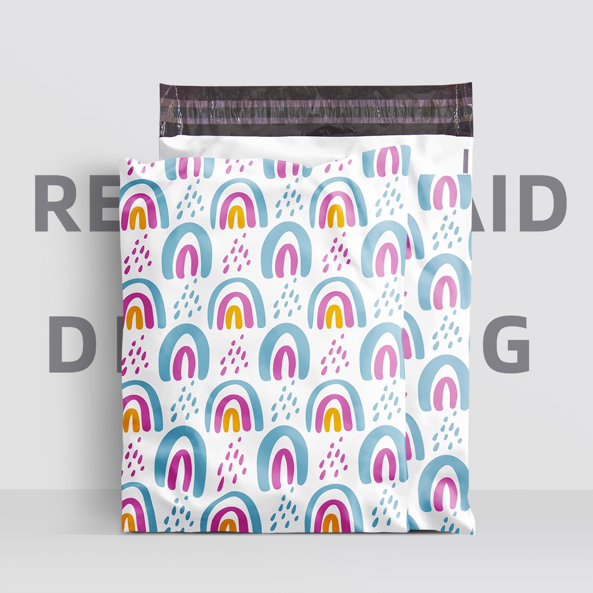 레인보우-25.5*33+4cm;[100개/팩]