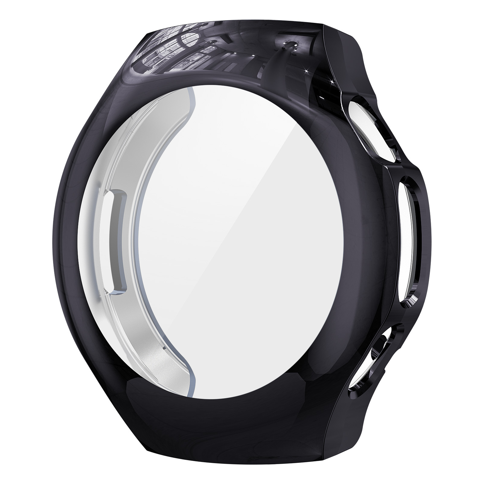 The new product is suitable for the HUAWEI Watch5 protective case. The Huawei Watch5 watch features a fully covered electroplated TPU case undefined