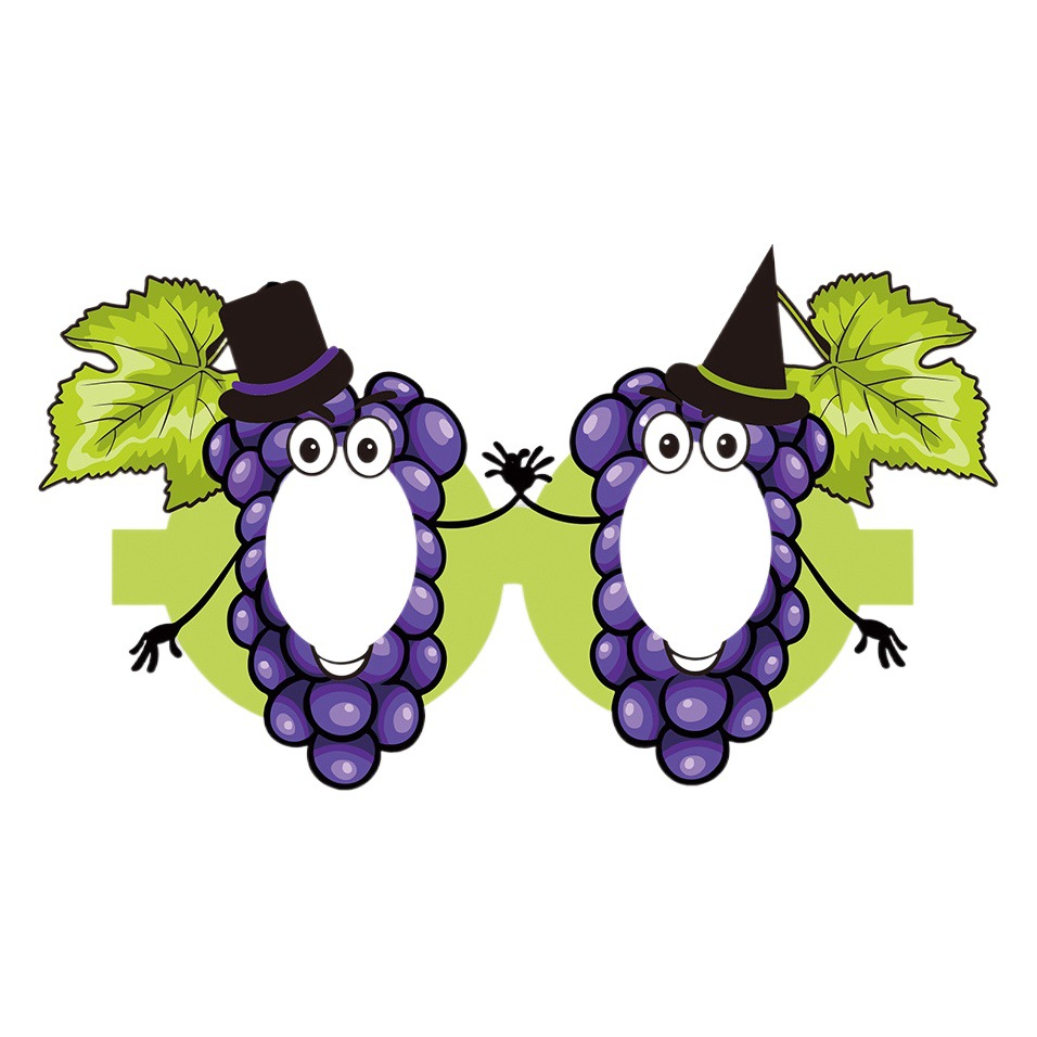 9 unids/set transfronterizo nuevo cumpleaños de los niños gafas de fiesta decoración fruta forma Festival de Verano piña gafas de papel