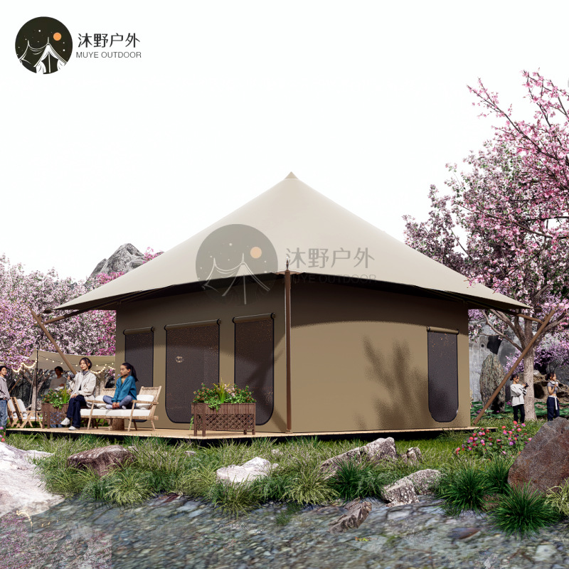 Mu Yao Outdoor Resort Camping Hotel Courtyard Sunshine Room Residences Grandes alojamientos Hotel Tent