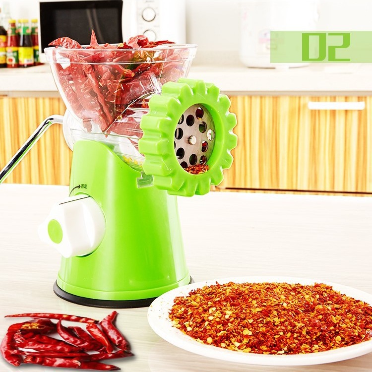 家用塑料手动绞肉机吸盘式碎肉宝灌肠机香肠机绞鸡架碎菜机搅辣椒