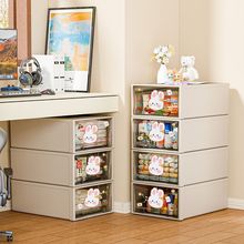 收纳柜抽屉式药箱杂物透明收纳储物柜家用衣服内衣零食整理收纳盒