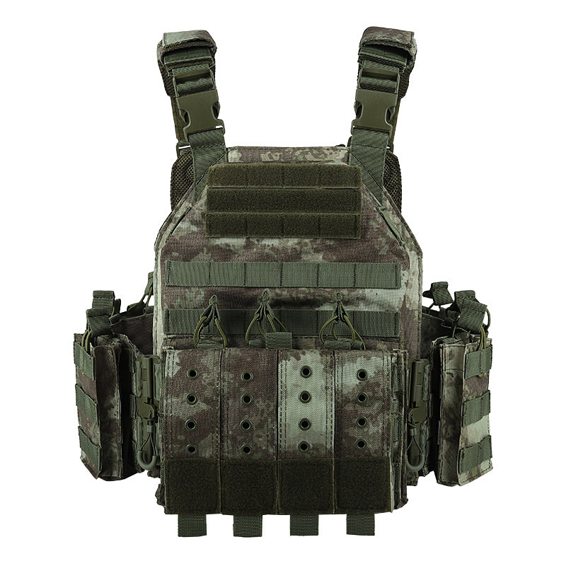 Transfronterizos 6094 chaleco táctico de desmontaje rápido táctico chaleco táctico al aire libre militar de camuflaje equipo de protección CS