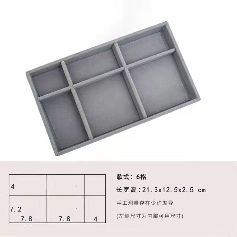 Caja de almacenamiento de joyas de acrílico transparente con acabado de terciopelo, para pendientes, aretes, pulseras, caja de joyería, caja de almacenamiento de cosméticos de lujo ligero.
