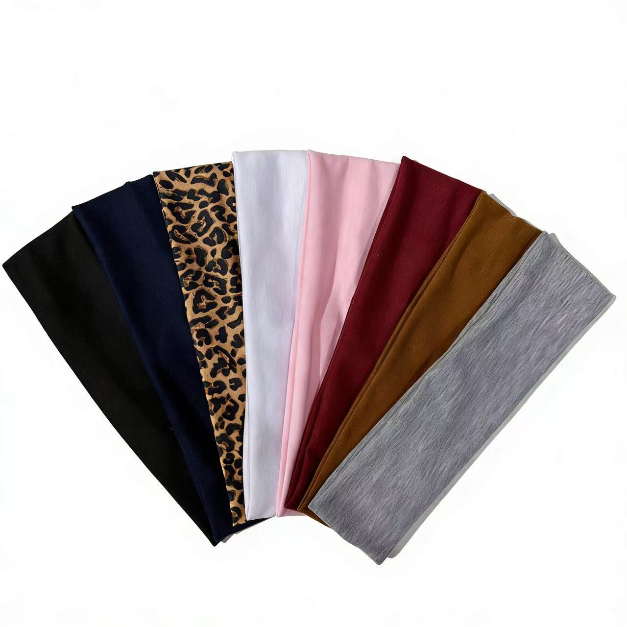 Europe and America yoga elastic sports band sports sweat-absorbent hair band Amazon cross-border non-slip headscarf hair band