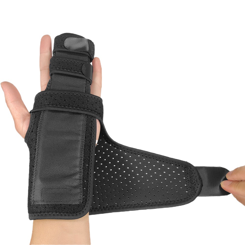Palm Protector for Sports and Fitness, Finger Joint Sprain, Tendon Sheath Strain Recovery, Breathable Strap, Fixed Palm Brace