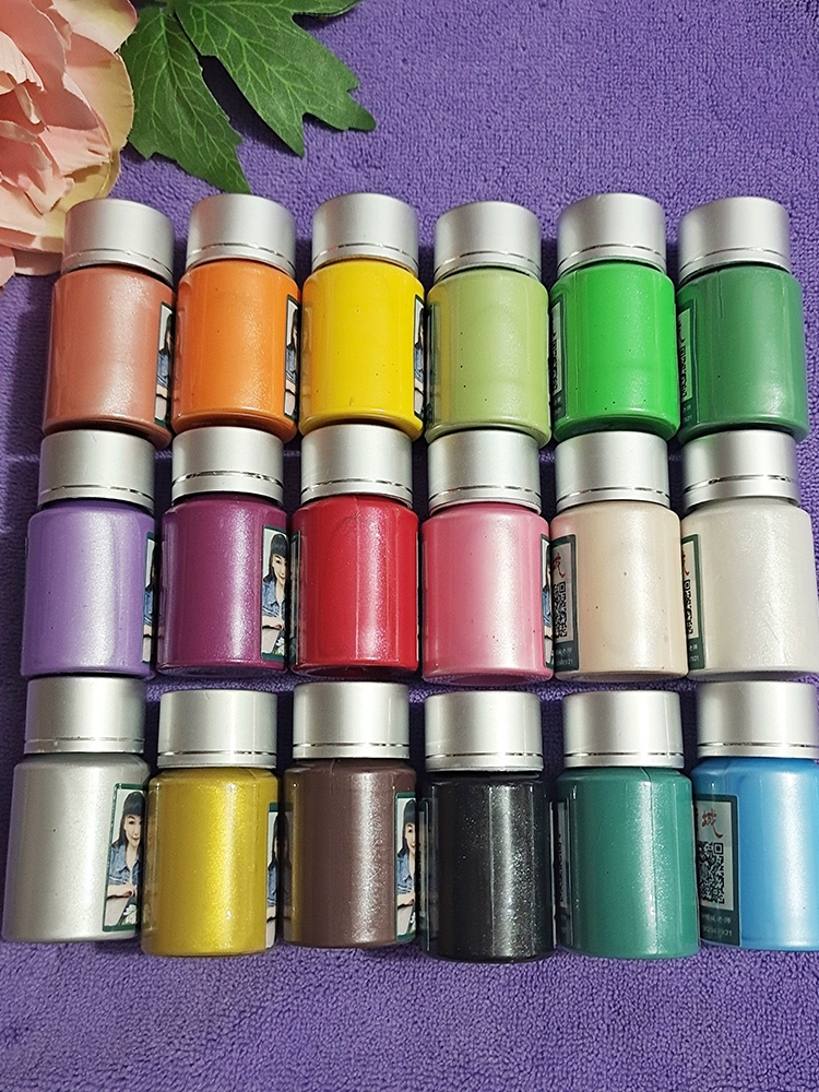 Zingcheng текстильная краска для росписи одежды, рисованной, футболка не вымыта, ароматная облачная пряжа, окрашенная металлическим перламутровым