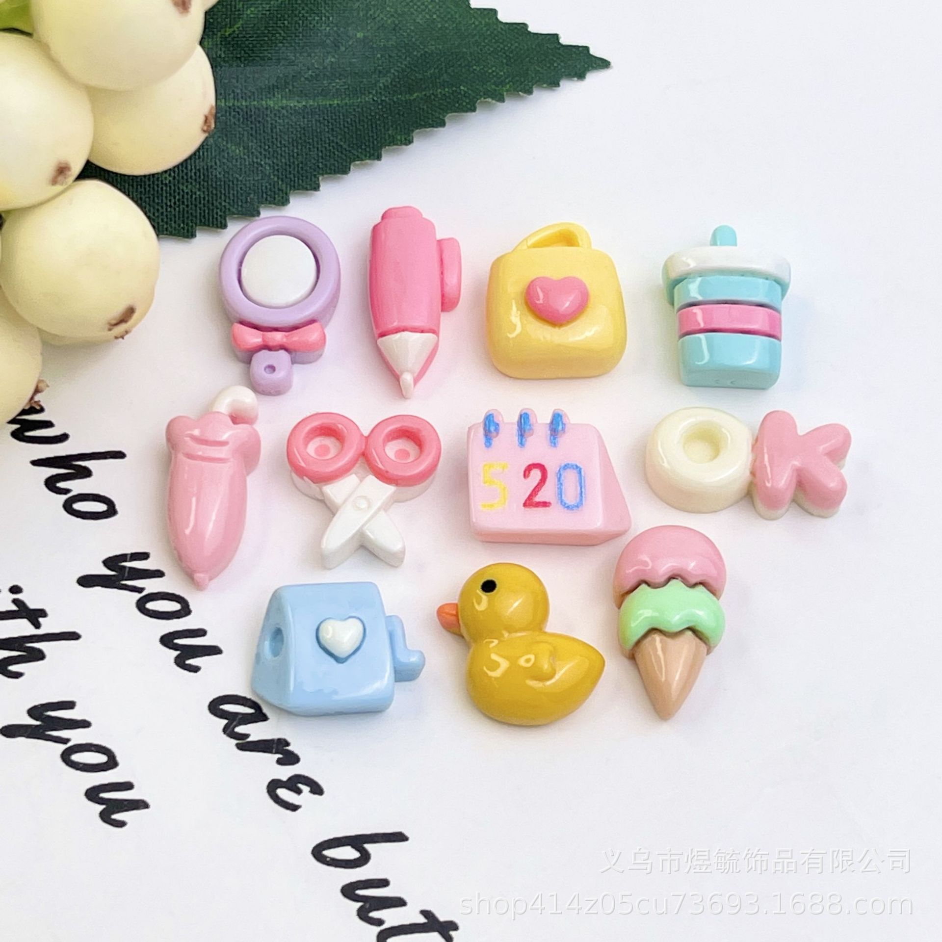 고품질 미니 오리 거울 가위 우산 싱글