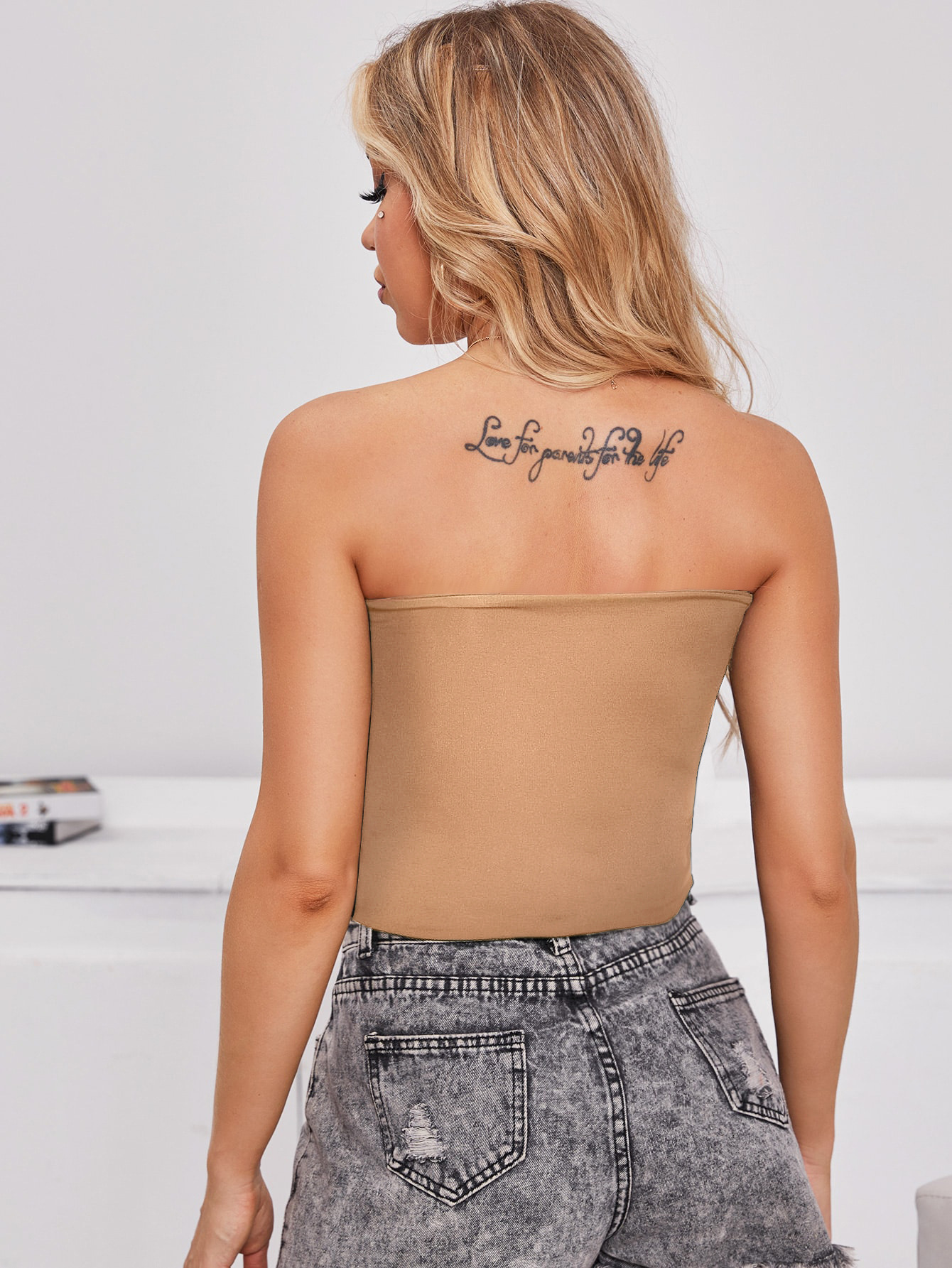 105g Weight Polyester Fabric Type Short Top Length Vest Tops Type Holiday, Daily, Selfie Occasion Strapless Neckline Slim Fit Type Solid Color Pattern Summer Season Women's Gender Casual, Streetwear Style Wholesale Women's Casual Streetwear Solid Color Tank Tops 20