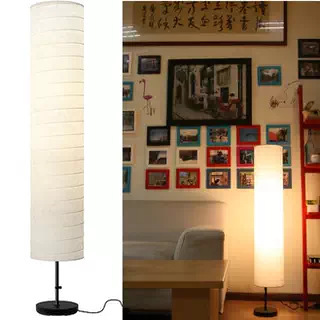 Nordic Hermo Column Lamp Warm Color Paper Lampshade Study Room Living Room Bedroom Decoration Japanese-Style Paper Lamp Floor-Standing Lamp Nordic Hermo Column Lamp Warm Color Paper Lampshade Study Room Living Room Bedroom Decoration Japanese-Style Paper Lamp Floor-Standing Lamp