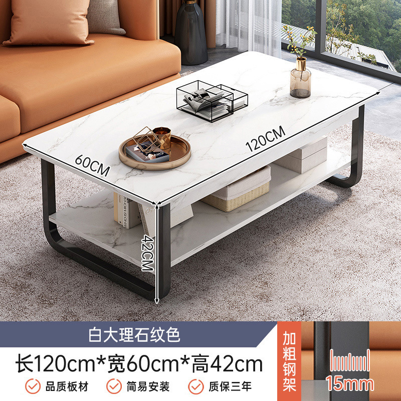 Mesa de café hogar sala de estar minimalista pequeña mesa de té simple pequeño apartamento moderno minimalista balcón sofá lado Luz de lujo mesa pequeña