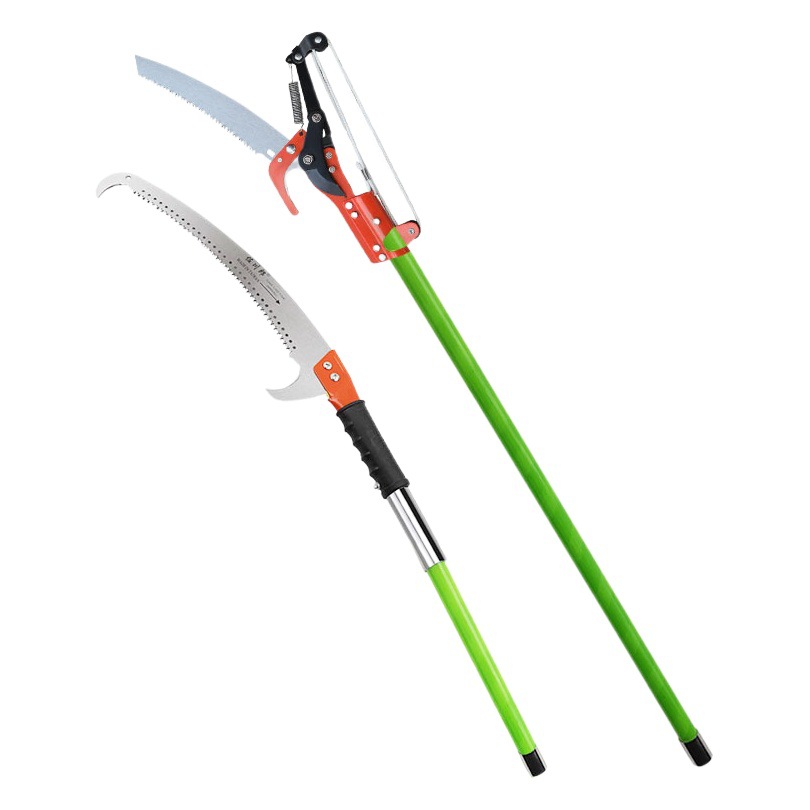 La rama alta vio la fibra de vidrio con aislamiento tijeras retráctiles de rama alta tijeras de reparación de rama de gran altitud ahorro de mano de obra Sierra de rama alta árbol frutal