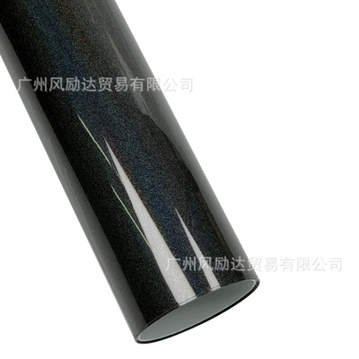 Auto Color Change Film Self-Adhesive Pet Rainbow Laser Black