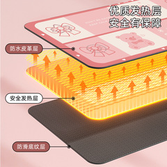 Business Gift Heated Mouse Pad Warm Desk Mat Hotkey Collection Office Large Women's Hand Warmer Desk Pad