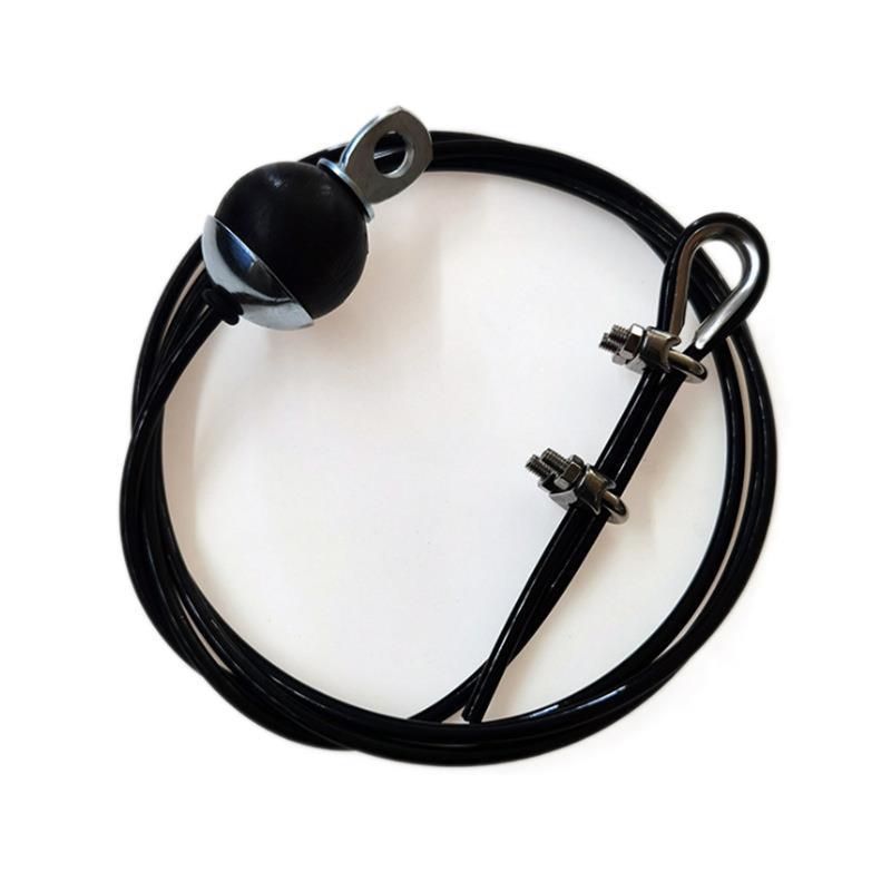 Cuerda de alambre de acero pórtico multifuncional DIY alta polea de pájaro volador de tracción Pu recubierto de goma tríceps cintura entrenador