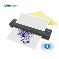 TD-820 Wholesale Discount Bluetooth Thermal Thermal Transfer Tattoo A4 Portable Printer Quick Print Barcode