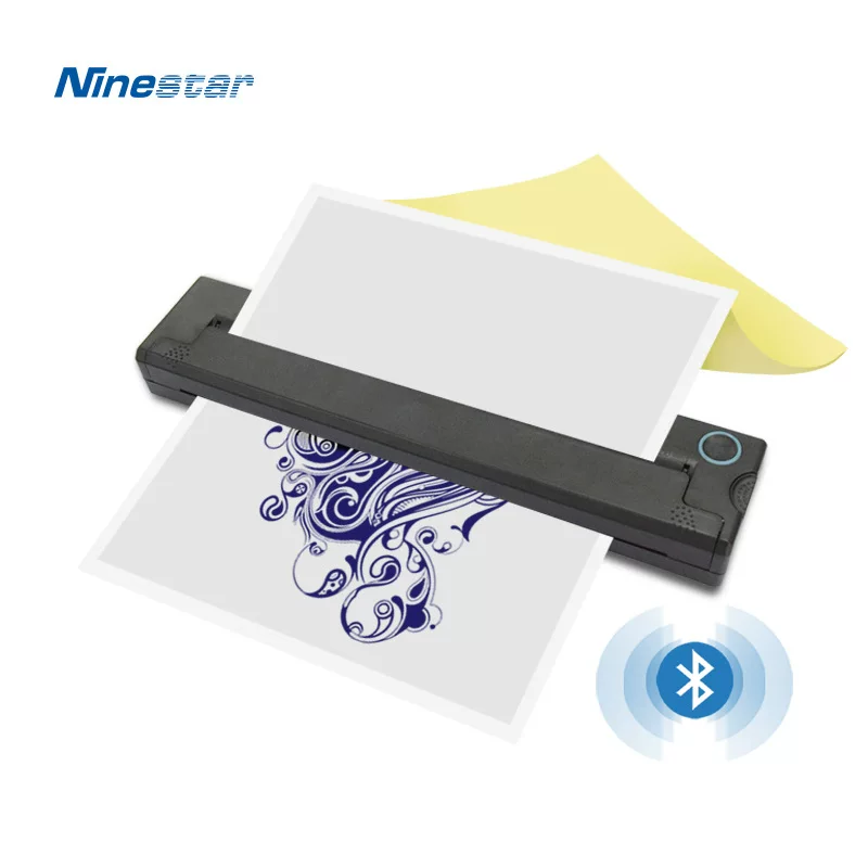 TD-820 Wholesale Discount Bluetooth Thermal Thermal Transfer Tattoo A4 Portable Printer Quick Print Barcode