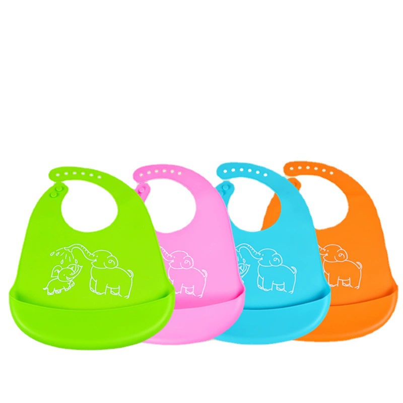 Силиконовые ребенок ест нагрудник дети нагрудник еда нагрудник ребенок нагрудник силиконовый нагрудник