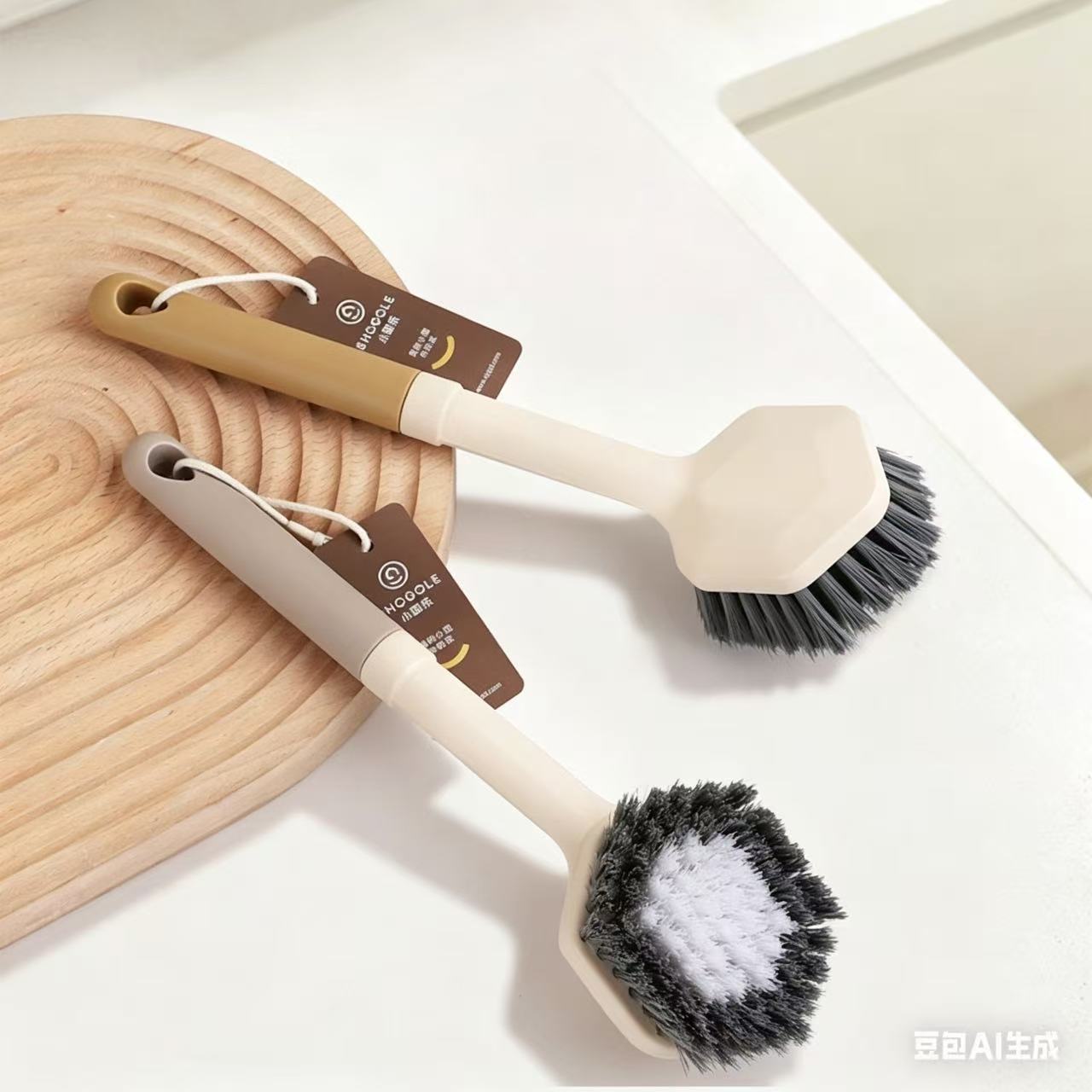 Plastic Manufacturer Wholesale Long-Handled Pot and Bowl Brush 817 Hand-Held Cleaning Brush Multi-Purpose Brush for Pots and Bowls