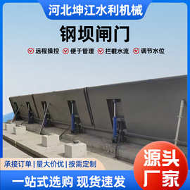 景观液压坝液压钢坝水利工程底轴驱动翻板锁闭阀钢坝闸门合页
