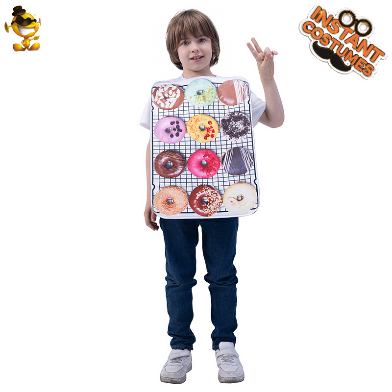 Halloween Adulto Niños Gays Funny Donuts Disfraces Parodia Comida COS Fiesta Show