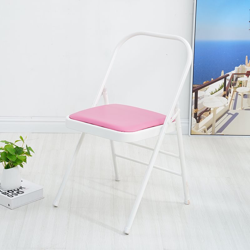 흰색 다리 핑크색 요가 의자 22 튜브 1.2 두께 더블 빔 전문 모델