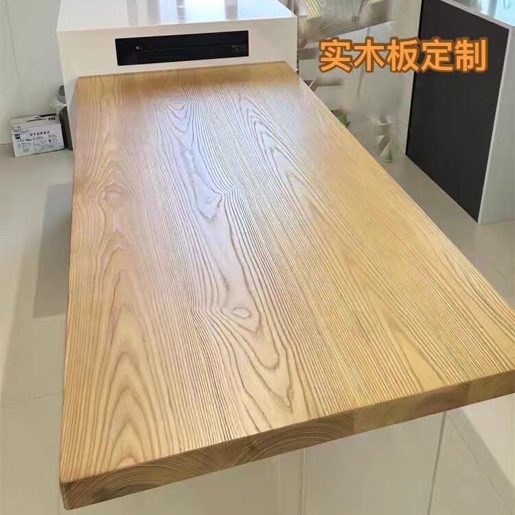 North American Cherry Wood Solid Board Desktop Board Black Walnut Dining Table Desk Computer Adjustable Table Board Ash Wood Bay Window Board