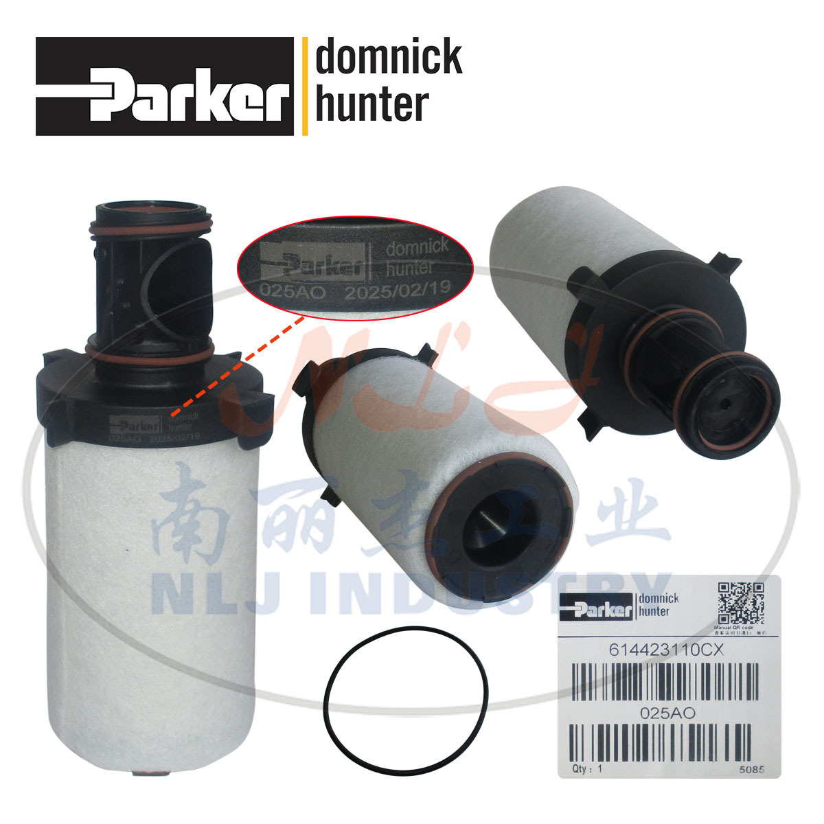 025AO滤芯Parker domnick hunter多明尼克汉德