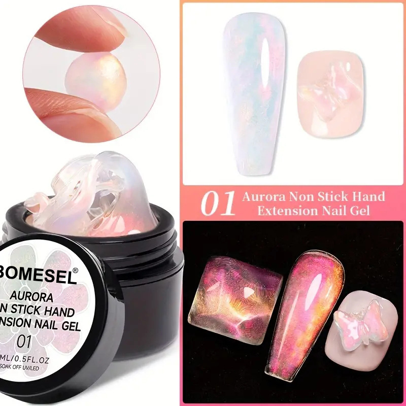 Aurora no pegajosa extensión de la mano Aurora extensión adhesivo puede sustituir la etiqueta de la fábrica de explosión transfronteriza fuente