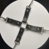 Black cross buckle