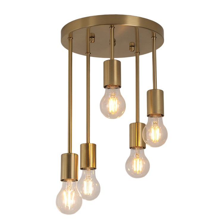 Transfronterizo amazónica simple lámpara de techo de tres extremos comedor dormitorio estudio sala de estar lámpara de lámpara de lámpara de lámpara de escalera