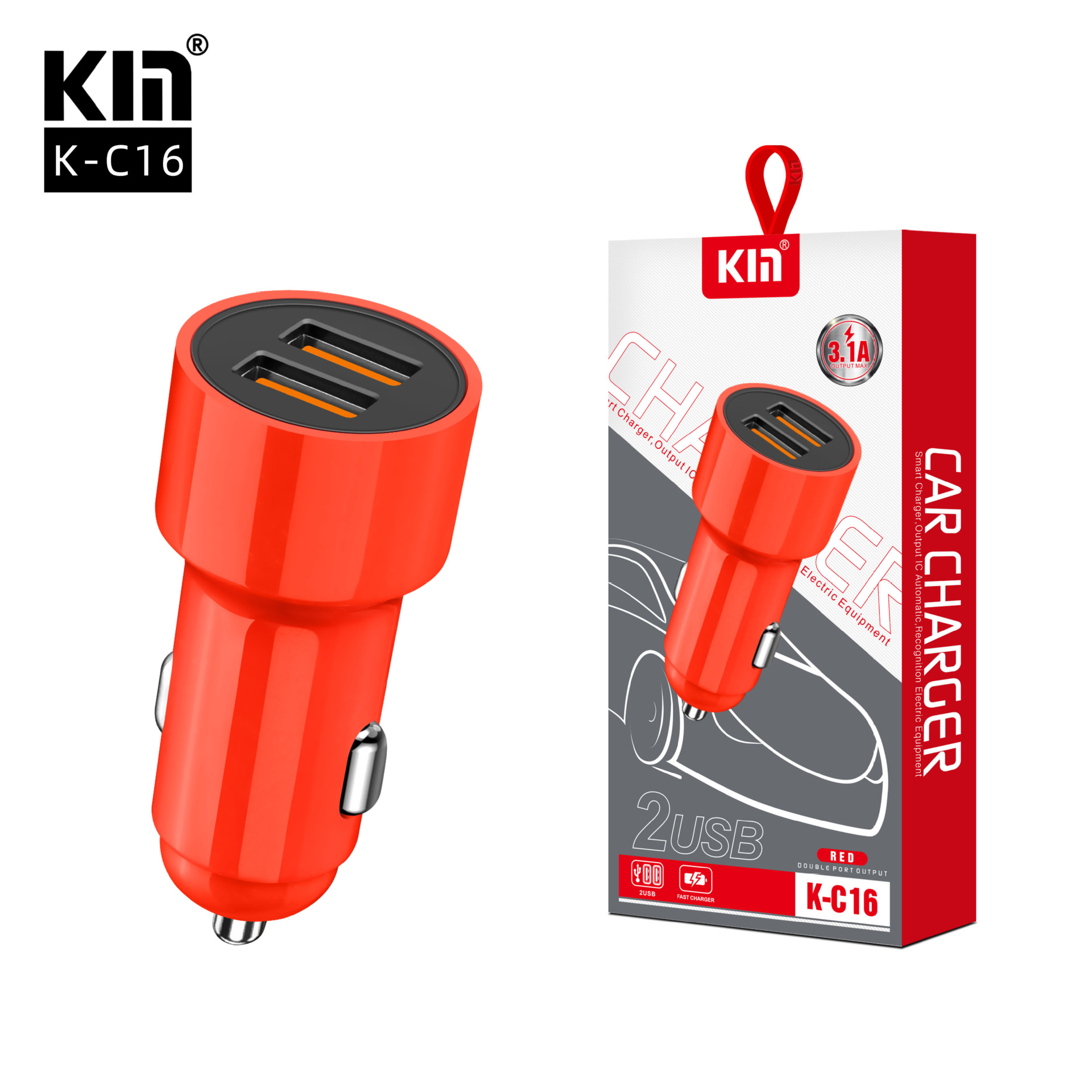 K-C16车充主red