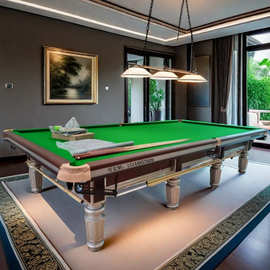 球星斯洛克台球桌多长斯洛克台球桌图片斯诺克台球桌需要多大空间