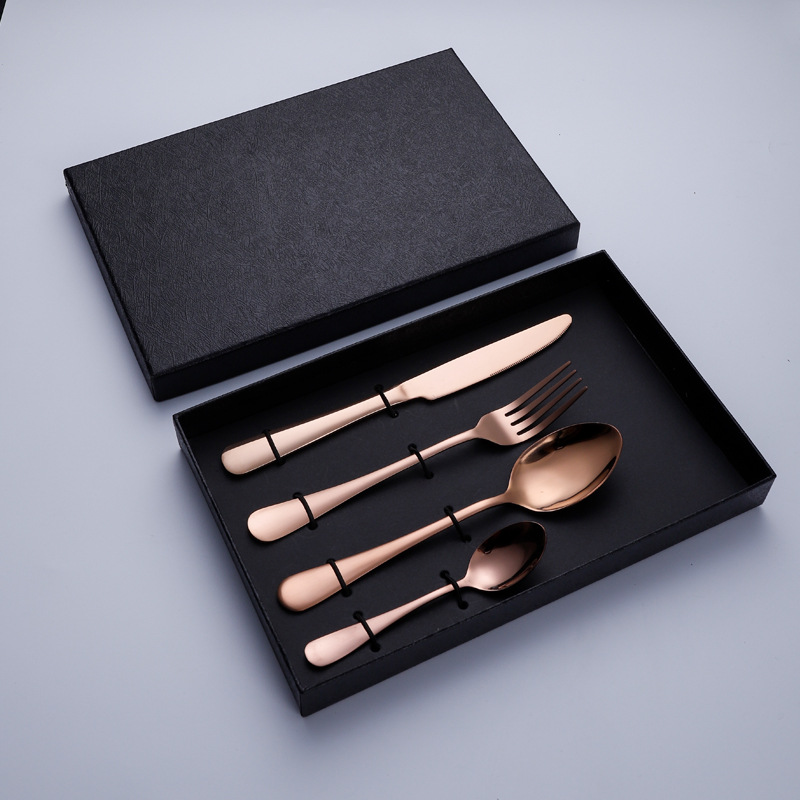 로즈 골드 4 구성 요소 + 선물 상자