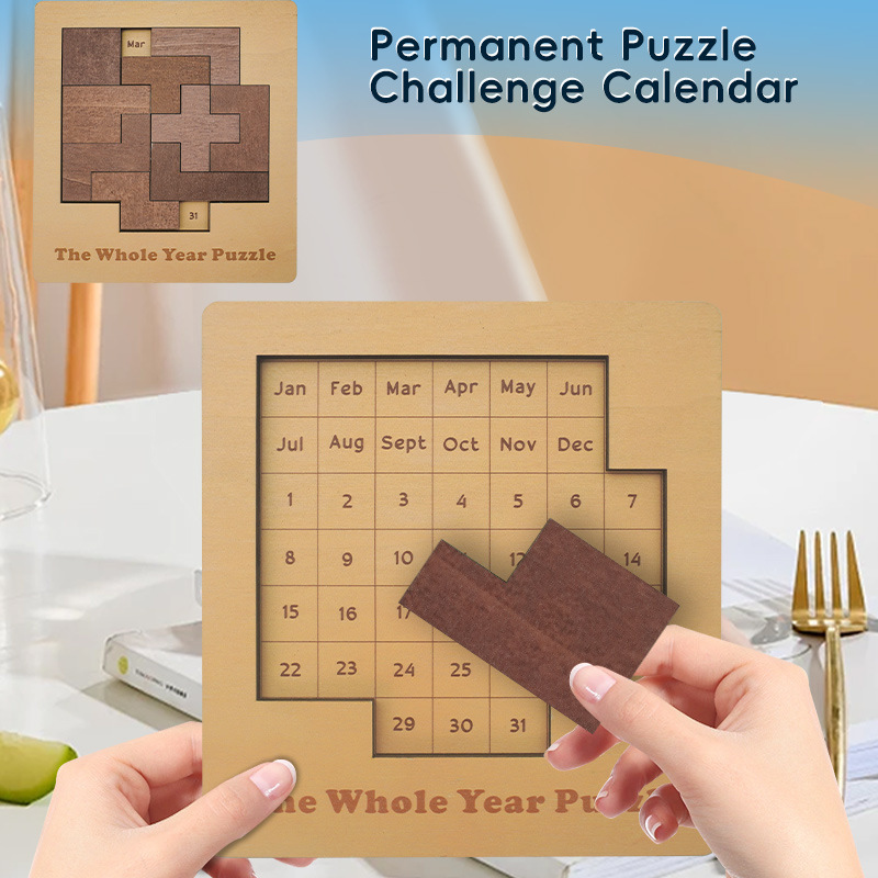 Permanent Puzzle Challenge Calendar
