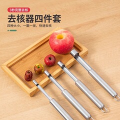 去核器工具多功能不锈钢去核器多规格四件套