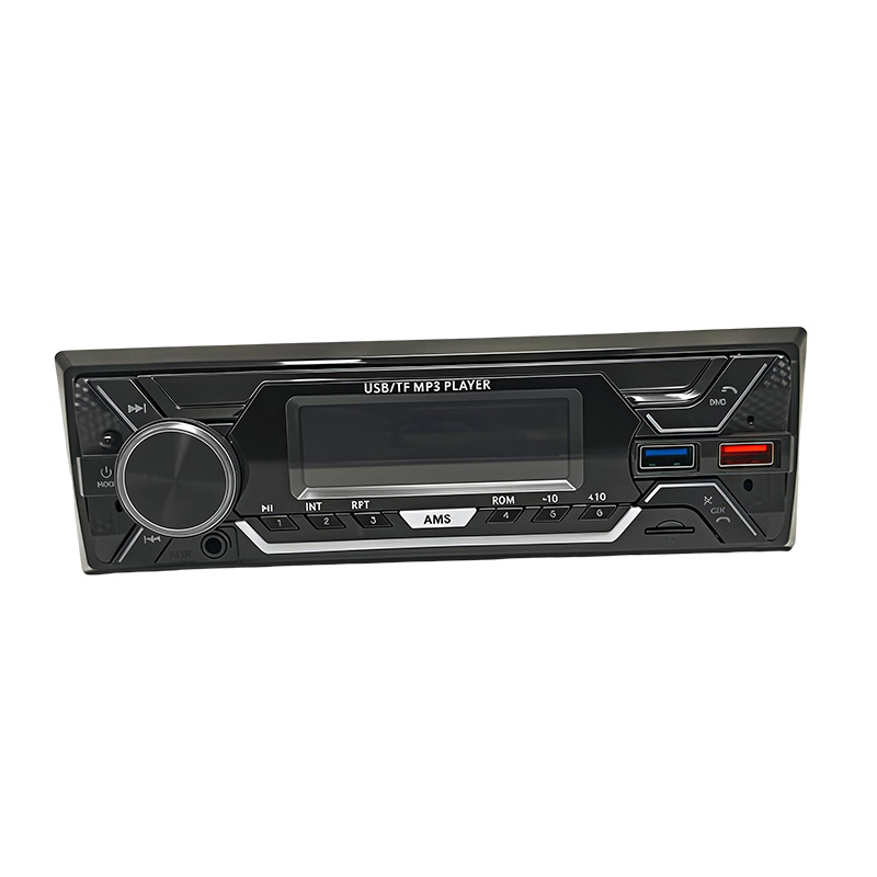 Reproductor de MP3 Bluetooth transfronterizo tarjeta de inserción dual U disco USB radio FM multifuncional para vehículo