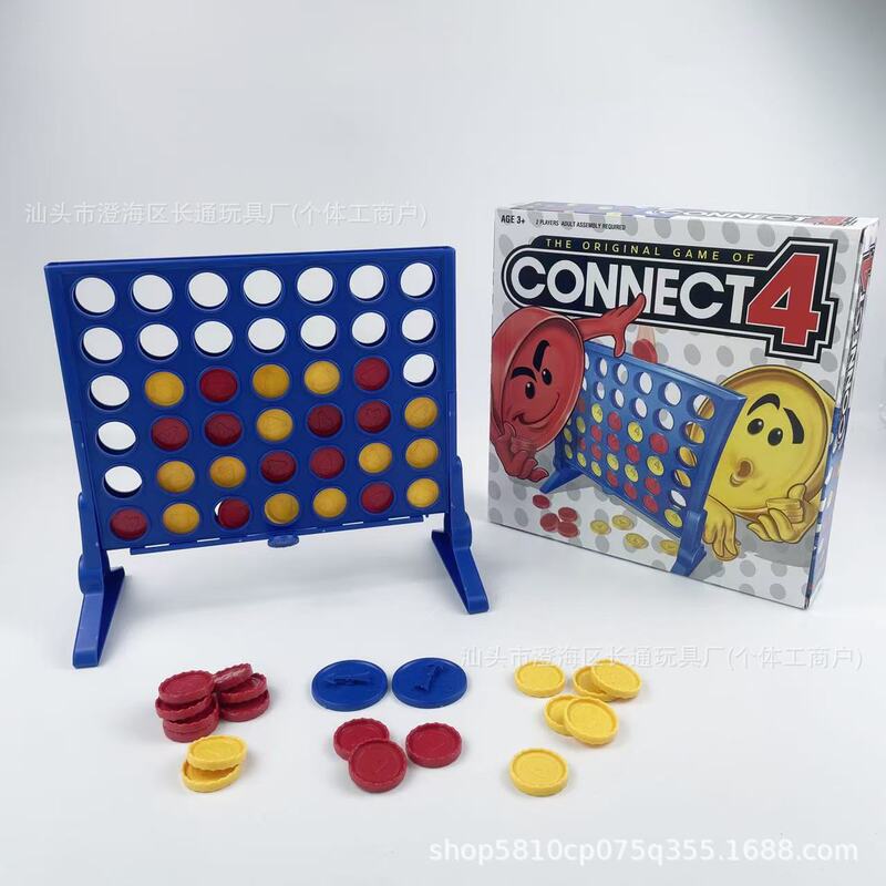 Cross-Border Popular Tabletop Game Toy Children's Four-In-A-Row Backgammon Game Two-Player Interactive Board Game Chess