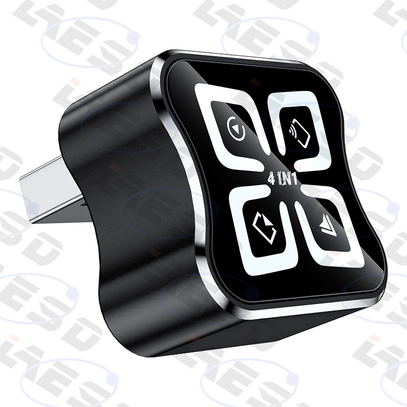Cross-Border Best-Selling 4-in-1 Wireless Carplay Module, Smart Car System, Smart Mirror Screen Projection, Carplay Box