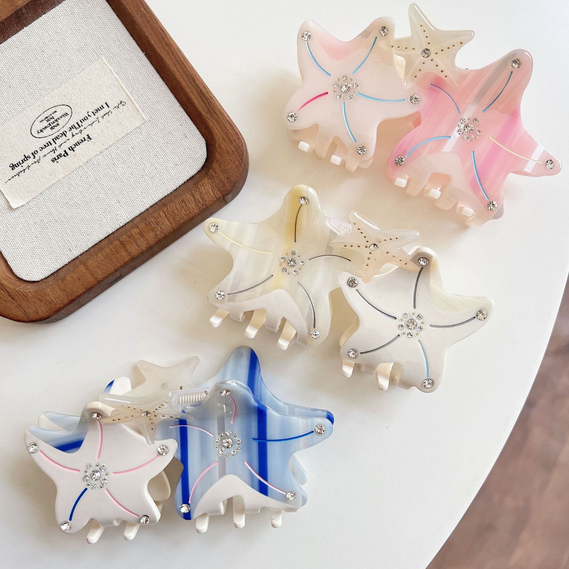 Women's Starfish Cute Acetic Acid Sheets Hair Claws display picture 4