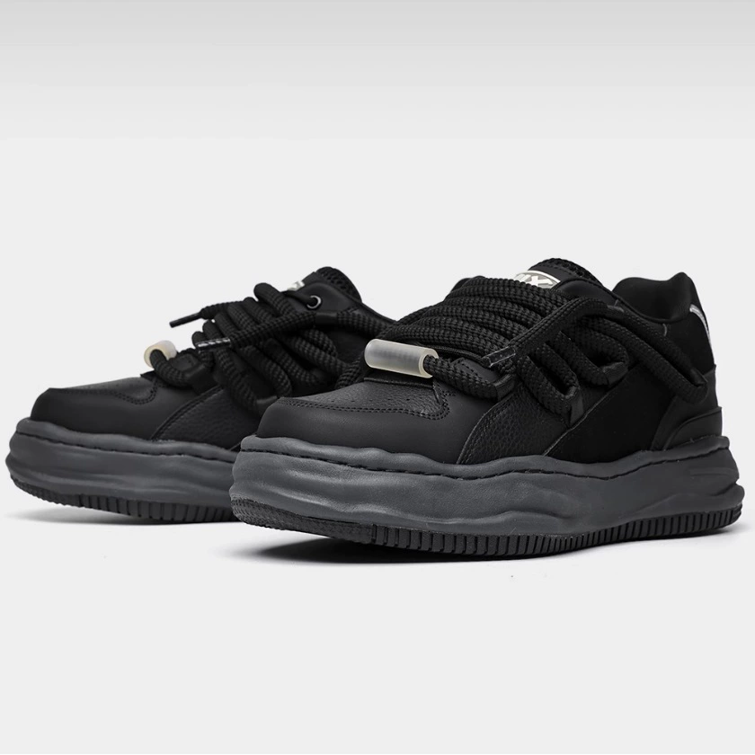 Оригинальные 7cm увеличенные кожаные толстые подошвы для мужчин и женщин