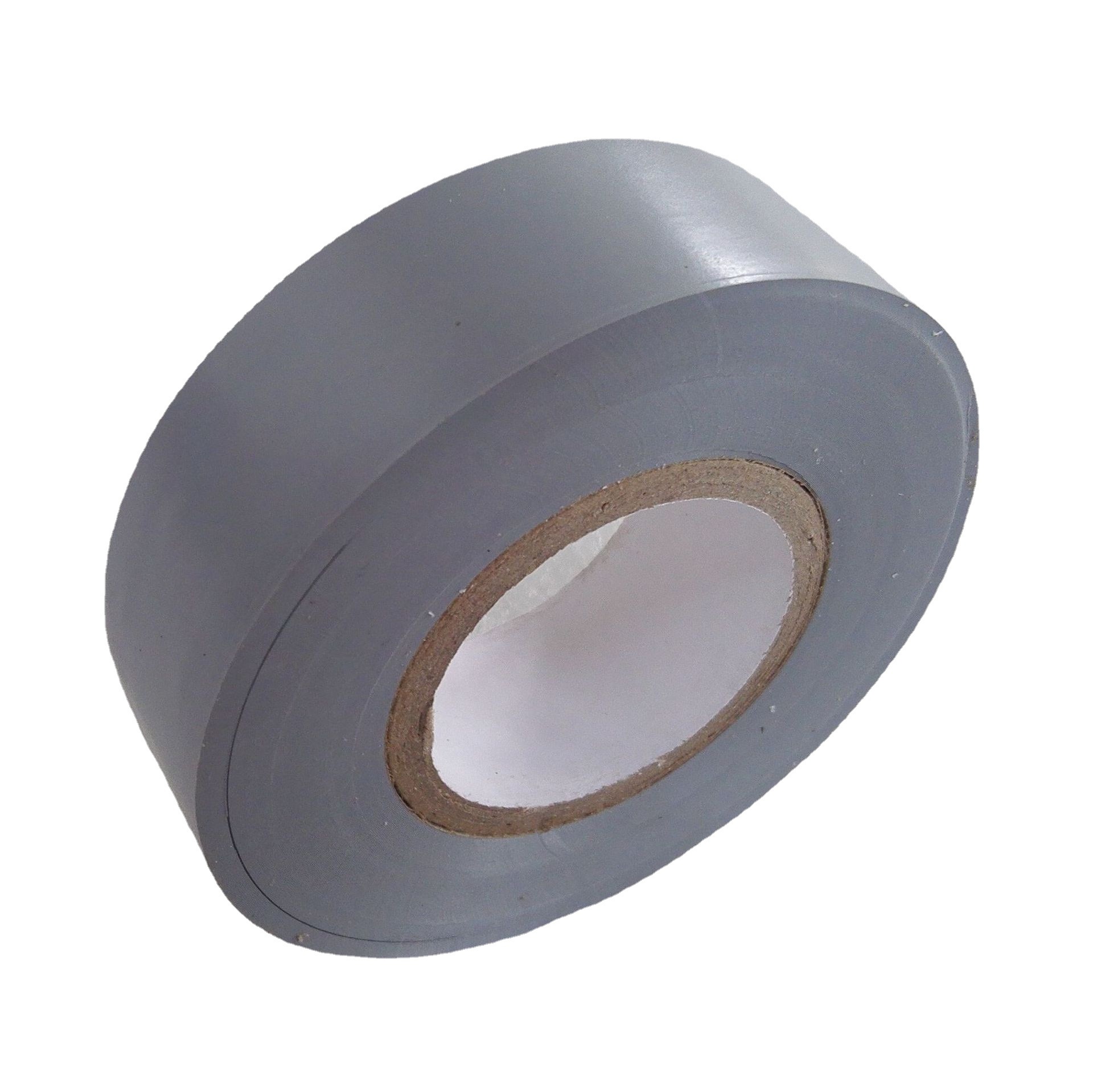 电工电线胶布批发高粘银灰色PVC电器绝缘胶带18mmx30m防静电