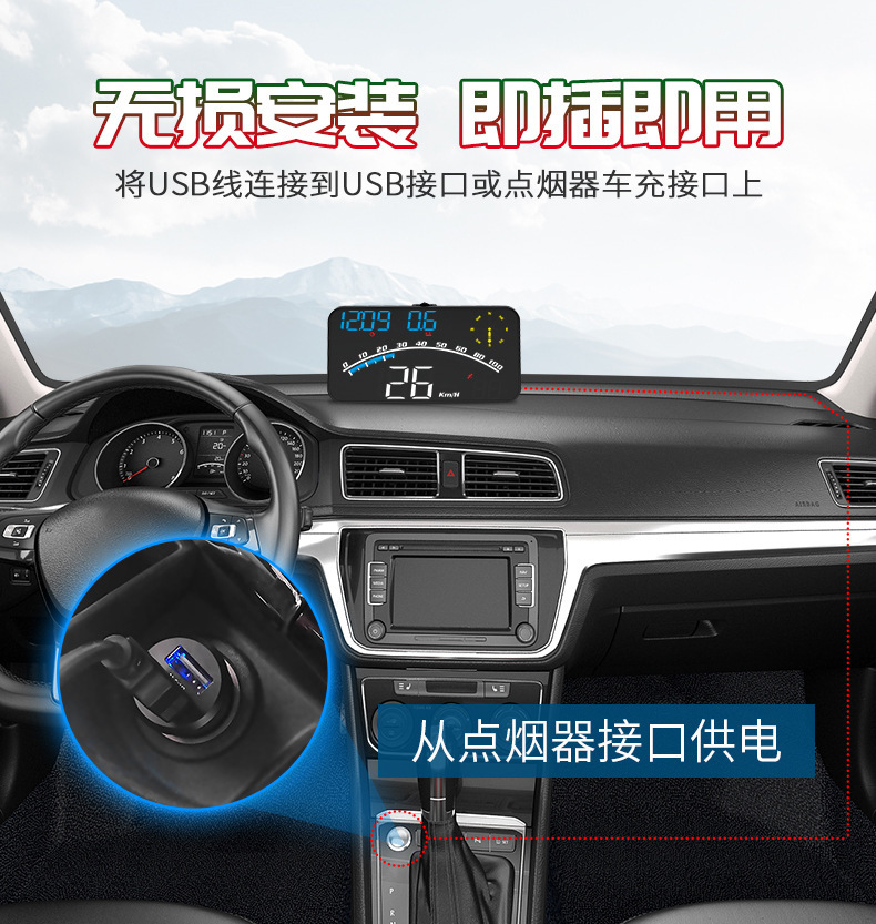 GPS抬头显示器